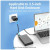 Кабель Vention USB AM/DC-jack 5.5мм M - 1.5м Чёрный Кабель Vention CEYBG USB AM/DC-jack 5.5мм M - 1.5м Чёрный