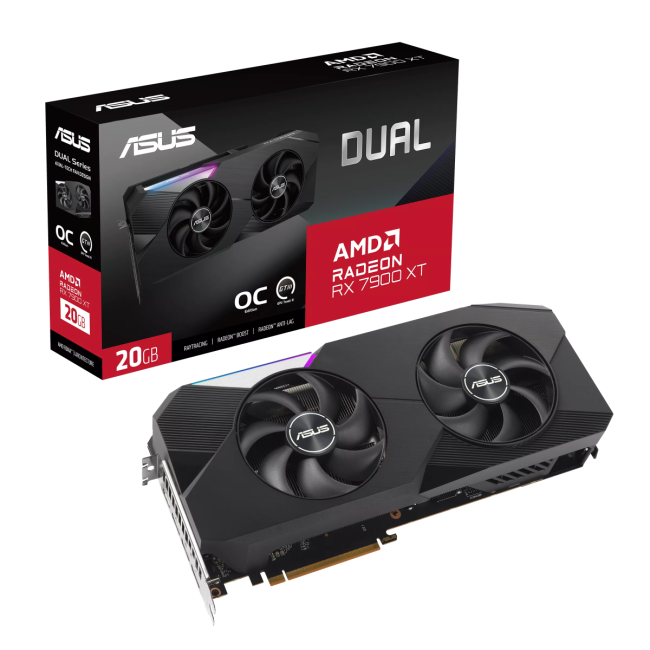 Видеокарта ASUS DUAL-RX7900XT-O20G (90YV0IV2-M0NA00)