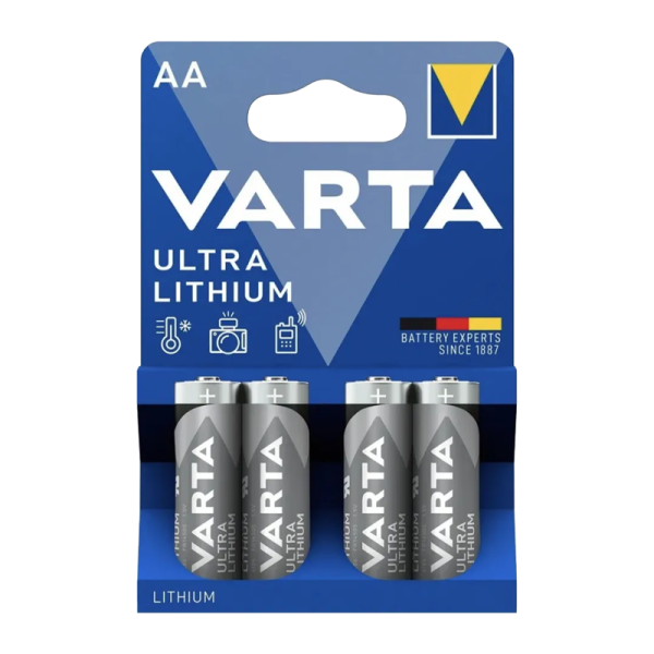 Батарейка AA Varta ULTRA FR6 AA BL4 Lithium 1.5V (6106) (4/40/400) (4 шт.)
