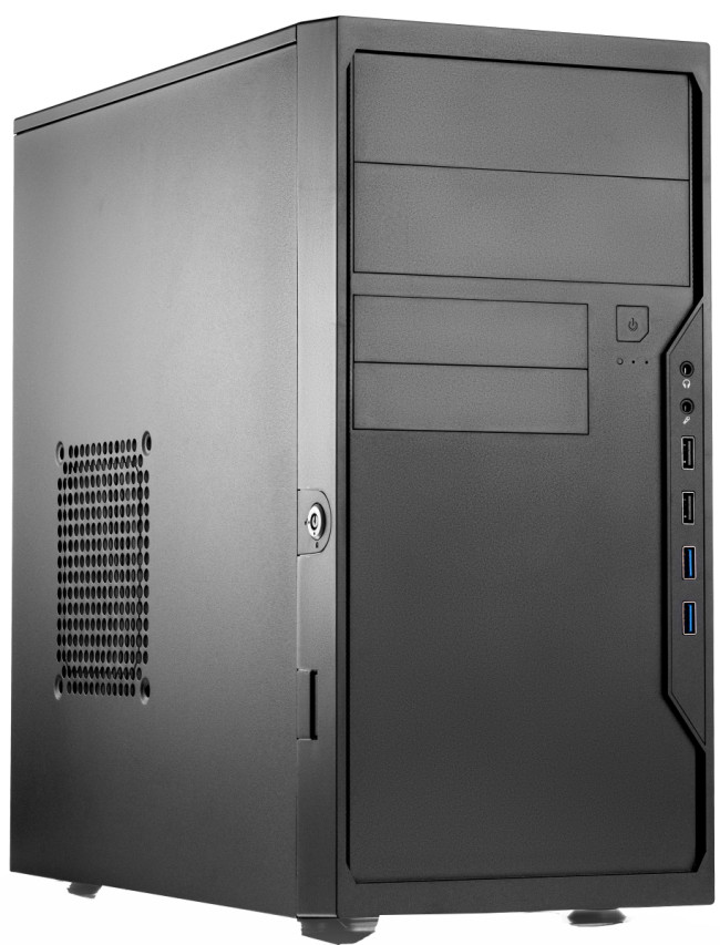 Корпус с блоком питания 450Вт. Foxline FL-733R-FZ450R-U32-NRP