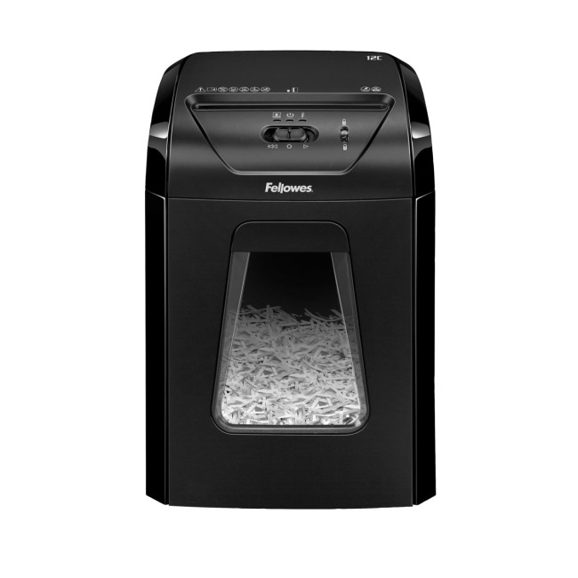 Шредер Fellowes® Powershred® 12C, DIN P-4, 4х40мм, 12лст., 18лтр., Safety Lock Fellowes FS-71201