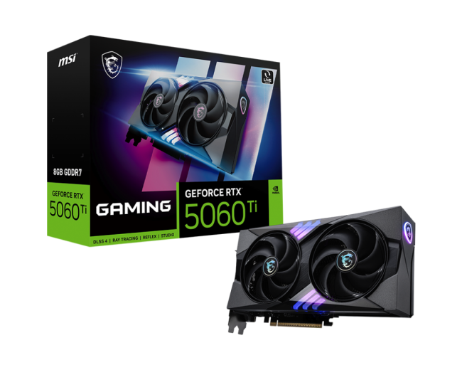 Видеокарта MSI GeForce RTX 5060 Ti 8G GAMING OC