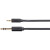 Кабель-адаптер Адаптер-переходник Telecom jack 6.35 mm M/Jack 3.5 mm M (TAV6165-1.5M)