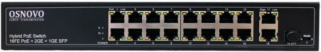 Коммутатор OSNOVO SW-61621(300W)