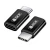 GCR Переходник USB 3.1 (USB 3.2 Gen 2) TypeC, M/F, черный, 100W/5А, 10 Гбит/с, 4K, AL корпус, GCR-54943 GreenConnect GCR-54943