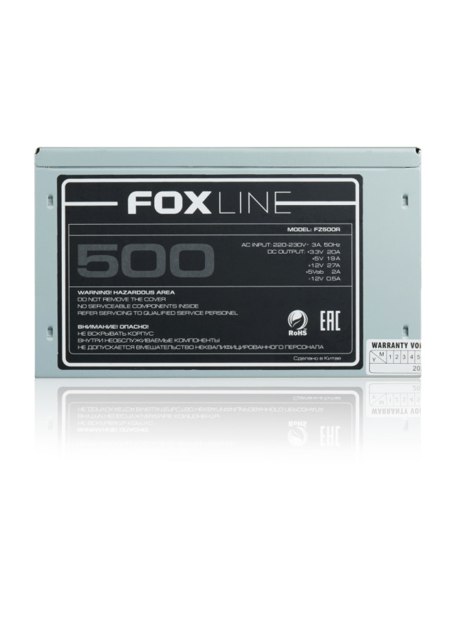 Блок питания 500Вт Foxline FZ500R