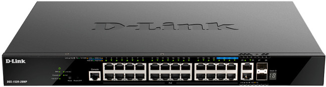 Коммутатор D-Link DGS-1520-28MP/A1A