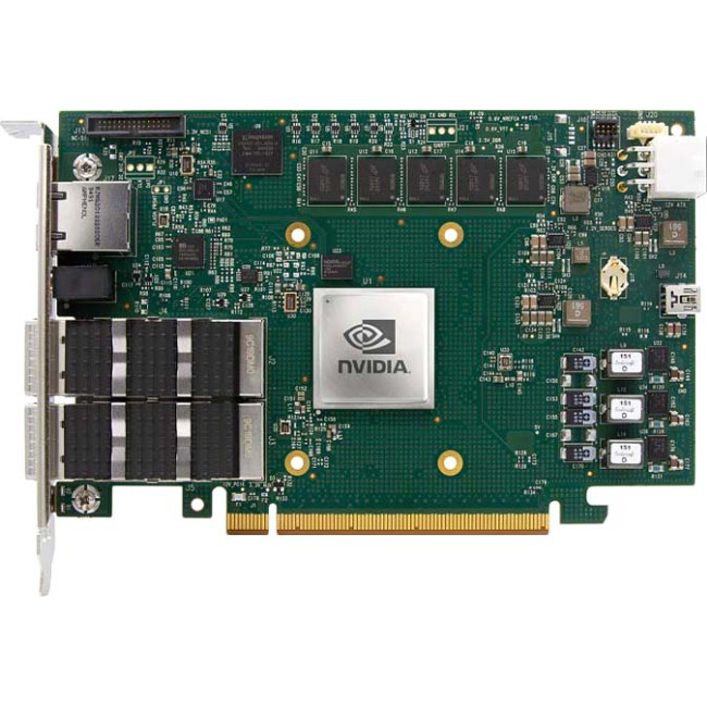 Интеллектуальный сетевой адаптер NVIDIA BlueField-2 DPU (MBF2H516C-CECOT)