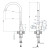 Смеситель GRANFEST GranFest GF-Z-5420 white