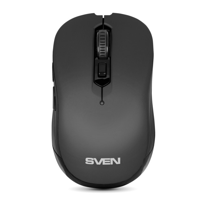 Беспроводная мышь SVEN RX-560SW чёрная (бесшумн. кл. 5+1кл. 800-1600DPI, Soft Touch, блист) Sven RX-560SW Soft Touch (SV-017064)