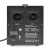 Стабилизатор POWERMAN AVS 2000D, черный, ступенчатый регулятор, цифровые индикаторы уровней напряжения, 2000ВА, 140-260В, максимальный входной ток 12А, 2 евророзетки, IP-20, напольный,  200мм х 160мм х 190мм, 4.9 кг. POWERMAN AVS 2000D