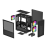 Корпус ПК без блока питания Deepcool Case CH360 Digital Black