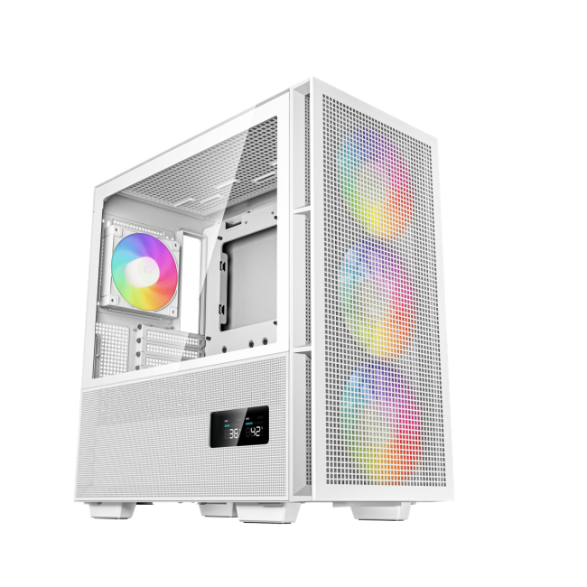 Корпус ПК без блока питания Deepcool Case CH560 ARGB Digital White