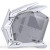 Корпус без блока питания JONSBO MOD-3 MINI White