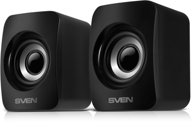 SVEN 130, чёрный, USB, акустическая система 2.0,  мощность 2x3 Вт(RMS) Sven 130