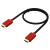 GCR Кабель 2.0m HDMI версия 2.0, HDR 4:2:2, Ultra HD, 4K 60 fps 60Hz/5K*30Hz, 3D, AUDIO, 18.0 Гбит/с, 28/28 AWG, OD7.3mm, тройной экран, черный, красные коннекторы, GCR-HM451-2.0m Greenconnect HDMI 2.0 - HDMI 2.0 2м красный