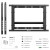 Кронштейн для ВИДЕОСТЕН ONKRON ONKRON ONKRON PRO7M BLACK