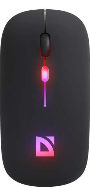 Defender Беспроводная оптическая мышь Touch MM-997 черн,2.4+BT,RGB,400mAh,бесшумная Defender Touch MM-997