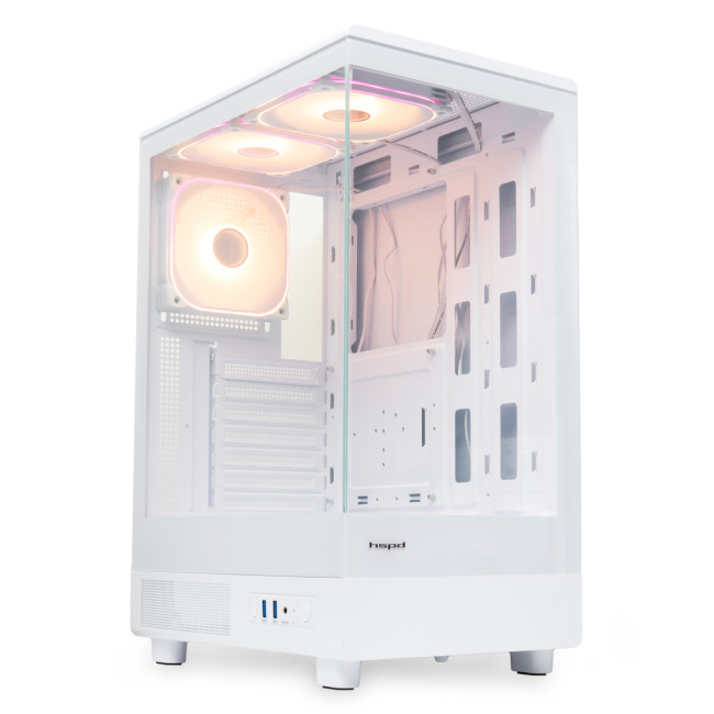 Корпус без блока питания HSPD F510-TGWH-ARGB