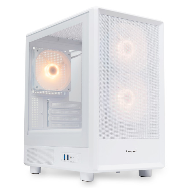 Корпус без блока питания HSPD M310-TGWH-ARGB