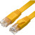 GCR Патч-корд PROF плоский прямой 3.0m, UTP медь кат.6, желтый, 30 AWG, ethernet high speed 10 Гбит/с, RJ45, T568B, GCR-52829 Greenconnect GCR-52829 UTP кат.6, 3 м