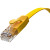 GCR Патч-корд PROF плоский прямой 3.0m, UTP медь кат.6, желтый, 30 AWG, ethernet high speed 10 Гбит/с, RJ45, T568B, GCR-52829 Greenconnect GCR-52829 UTP кат.6, 3 м