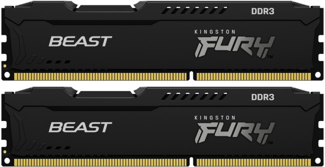 Память оперативная Kingston FURY Beast Black KF316C10BBK2/16