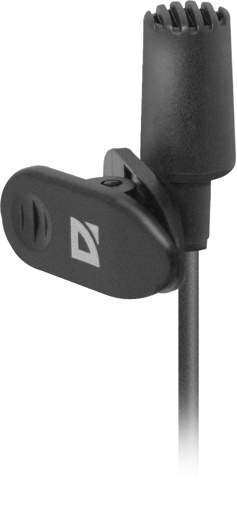 Defender Микрофон компьютерный MIC-109 черный, на прищепке, 1,8 м Defender MIC-109