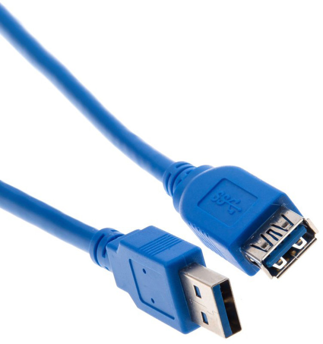Кабель Aopen USB 2.0 Type-AM - USB 2.0 Type-AF 0.5м