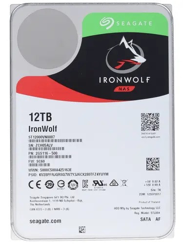 Жесткий диск Seagate IronWolf ST12000VN0007