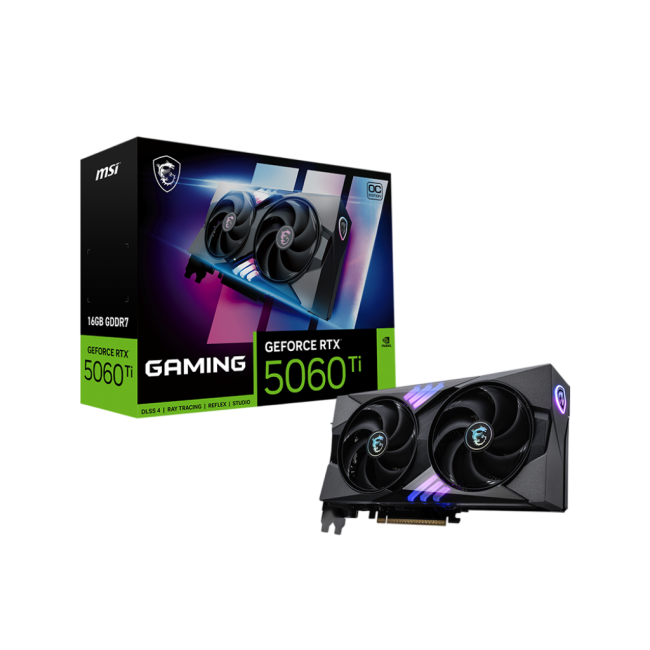 Видеокарта MSI GeForce RTX 5060 Ti 16G GAMING OC
