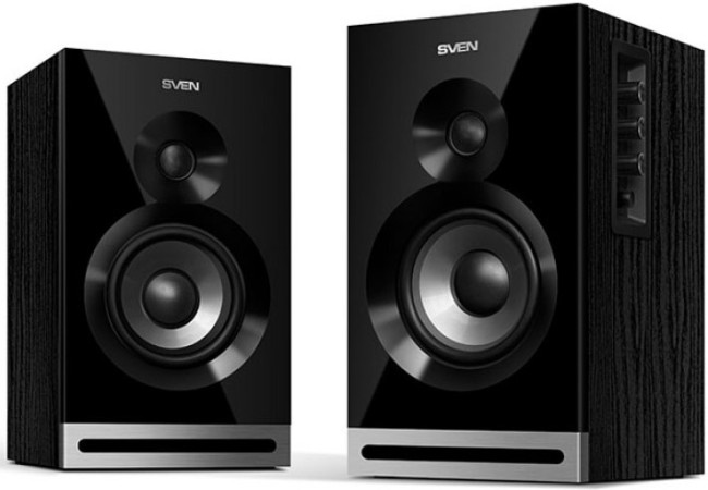SVEN SPS-705, чёрный, акустическая система 2.0, мощность 2x20 Вт(RMS), щелевой фазоинвертор, Bluetooth SVEN SPS-705