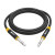 GCR Кабель 5.0m аудио STEREO jack 6,35mm/jack 6,35mm черный, AL case черный, желтая окантовка, M/M, GCR-53426 Greenconnect   jack 6,35mm - jack 6,35mm 5м чёрный