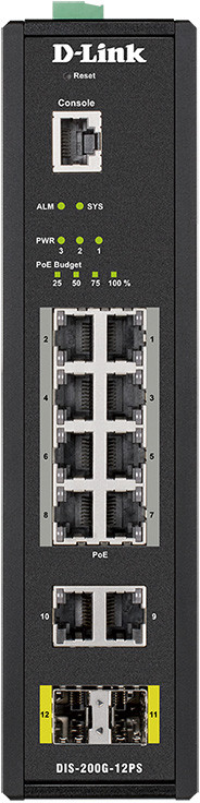 Коммутатор D-Link DIS-200G-12PS/A2A
