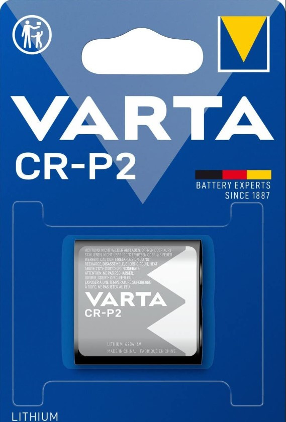 Батарейка Varta CR-P2 BL1 Lithium 6V (6204) (1 / 10 / 100) (1 шт.)