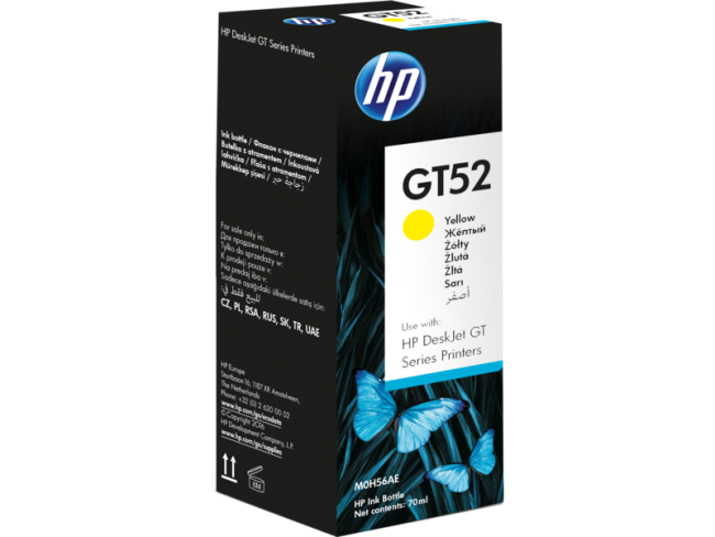 Чернила HP GT52 Yellow Original Ink Bottle (M0H56AE)