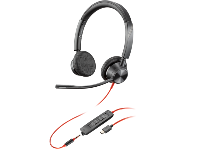 Гарнитура проводная Plantronics Poly BW 3325 -M USB-C HS +USB-C/A (8X221AA)