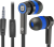 Defender Гарнитура для смартфонов Pulse 420 черный + синий, вставки Defender Pulse 420