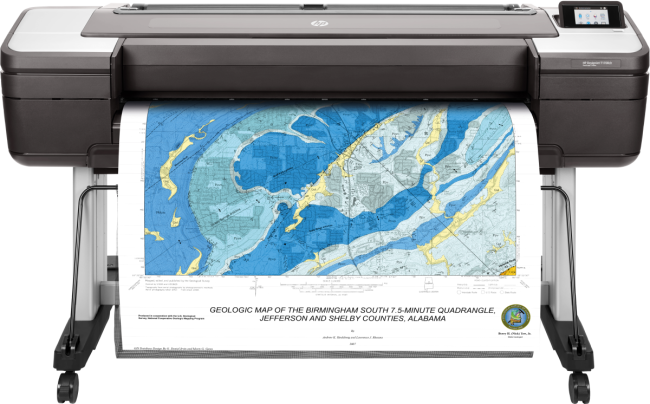 Плоттер HP DesignJet T1700dr 44-in Printer