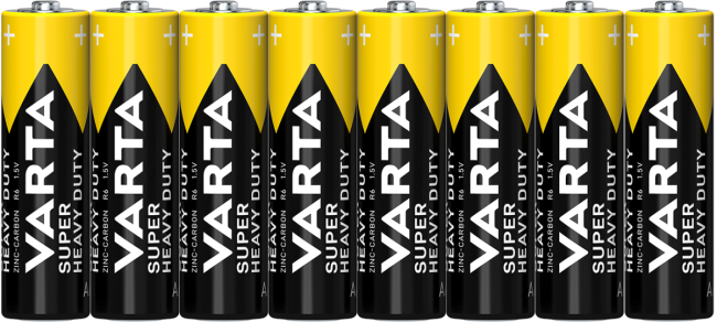 Элемент питания Varta SUPERLIFE R6 AA Shrink 8 Heavy Duty 1.5V (2006) (8 / 48 / 240) (8 шт.)