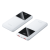 Power Bank Vention 10000mAh(M/C-A/A)22.5W Белый с LED Дисплеем Vention FHKW0