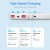 Power Bank Vention 10000mAh(M/C-A/A)22.5W Белый с LED Дисплеем Vention FHKW0