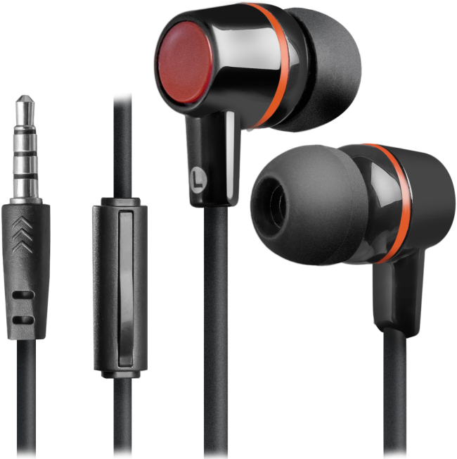 Defender Гарнитура для смартфонов Pulse 428 черный, вставки Defender Pulse 428