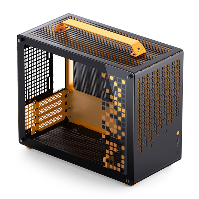 Корпус без блока питания JONSBO Jonsplus Z20 Orange/Black