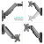 Кронштейн НАСТЕННЫЙ для монитора ONKRON ONKRON G120