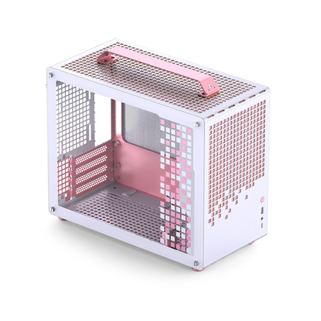 Корпус без блока питания JONSBO Jonsplus Z20 Pink/White
