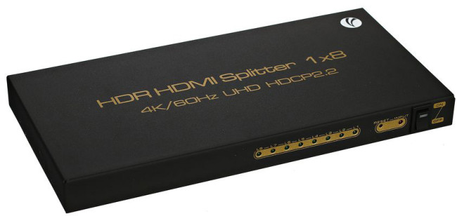 Разветвитель VCOM HDMI Splitter (1in — 8out, ver2.0)