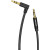 Кабель Vention аудио Jack 3,5 mm M/Jack 3,5 mm M угол 90  - 1,5м Черный Кабель Vention mini jack 3.5 mm(m)/mini jack 3.5 mm(m) - 1.5 м (BAKBG-T)