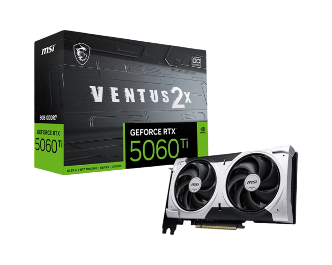Видеокарта MSI GeForce RTX 5060 8G VENTUS 2X OC