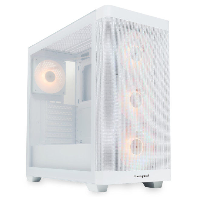 Корпус без блока питания HSPD M740-TGWH-ARGB
